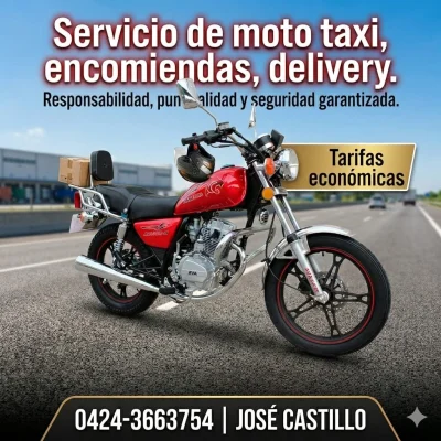Moto taxi Castillo Ojeda