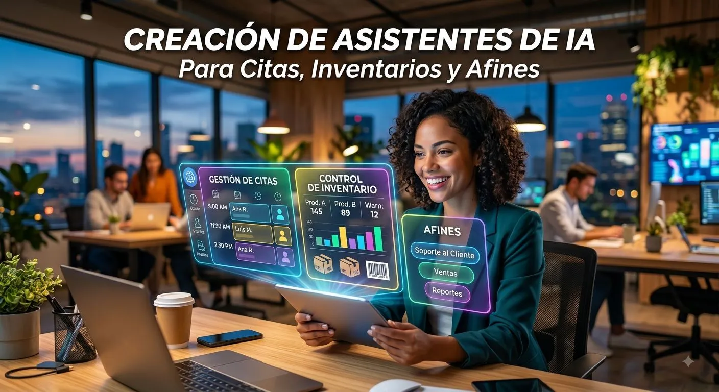Asistente virtual para gestion de citas, inventario, atencion al cliente