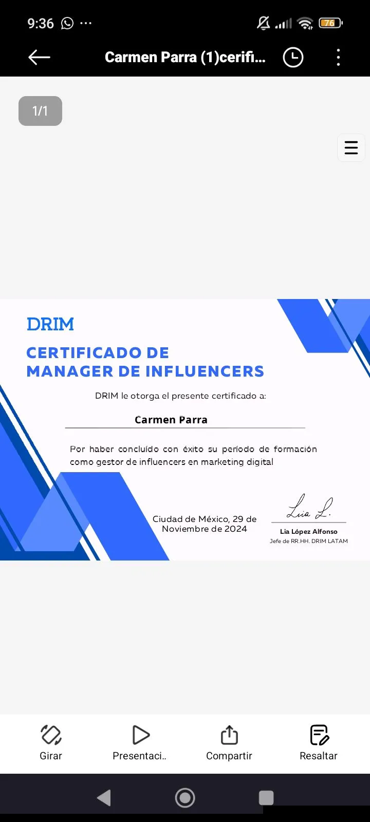Marketing Digital, Manager de Talentos. - Imagen 1