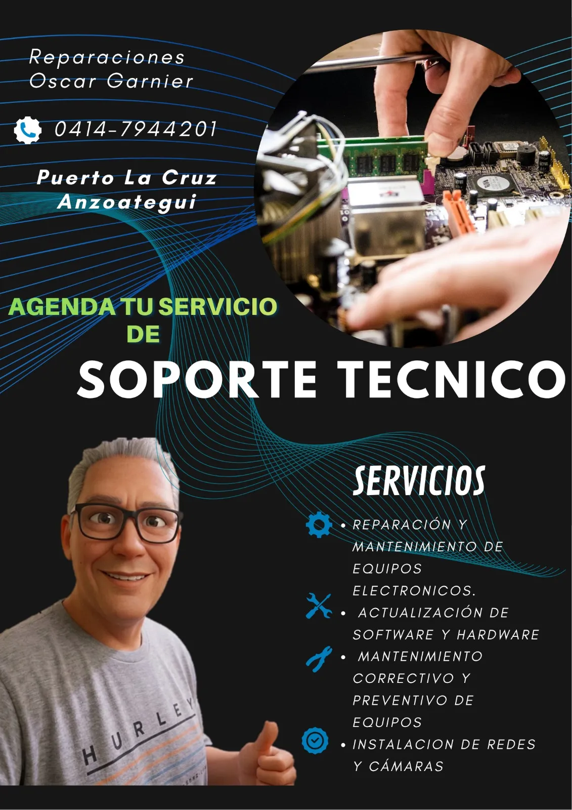 Técnico en Informática, Reparaciones Varias, Carpintería, Pinturas, Otros - Imagen 1
